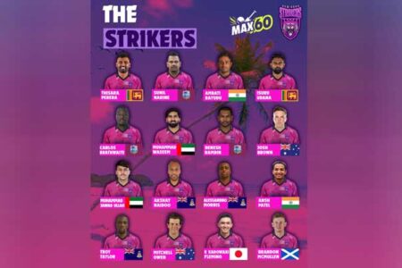 نیو یارک اسٹرائیکرز نے میکس 60 کیریبین لیگ کے لیے اسکواڈ کا اعلان کردیا